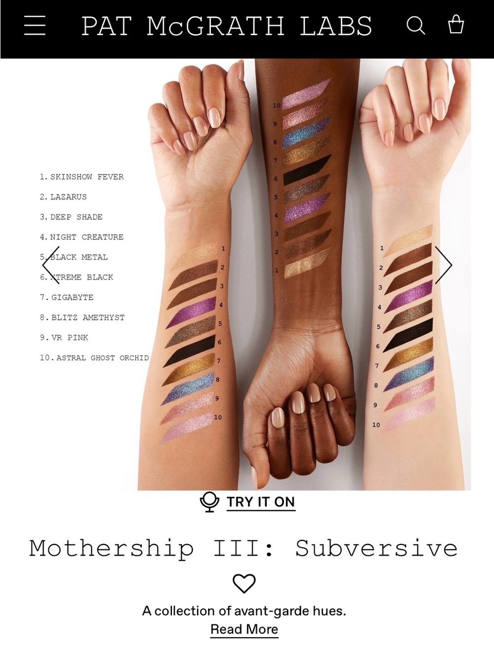 Pat McGrath Subversive palette - Picture 8 of 14